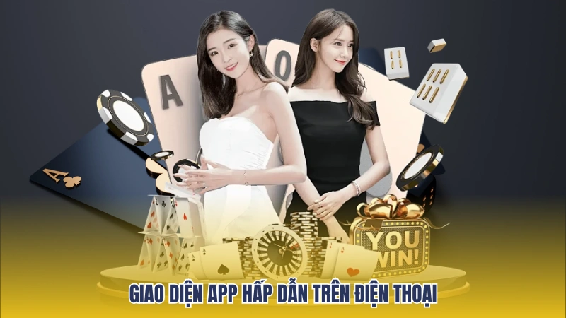 Giao diện app di động của Lucky88 cực kỳ ấn tượng và logic